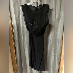 Pat Hartly Original Black Sequins Cocktail Dress Women’s Size 4​​